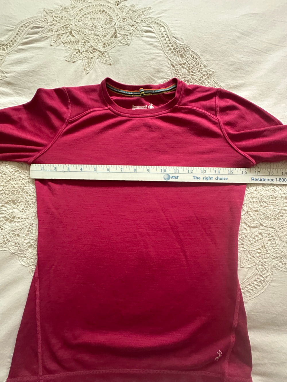 Smartwool Raspberry Base Long sleeve, XS - Picture 9 of 13